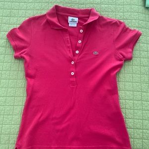 Lacoste 5 button polo 36